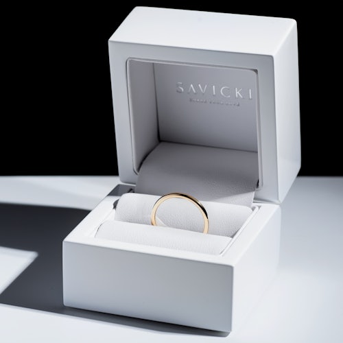Obrączka partnerska Sign of Love®: złota, okrągła, 1,7mm